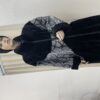 Полупальто из мехового велюра Т71